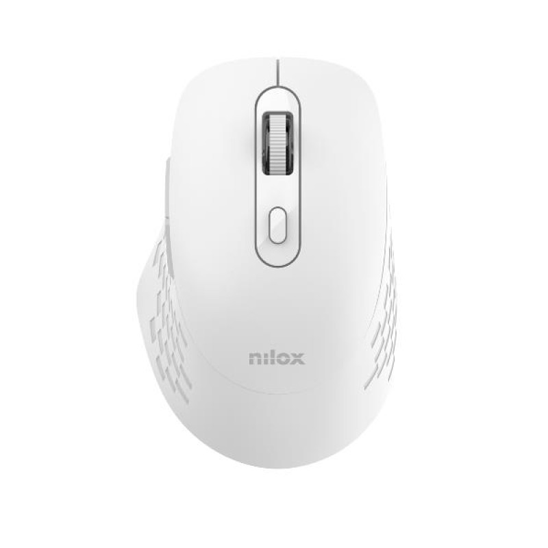Nilox NXMODWI02 RATON DUAL WIRELESS 1600 DPI BLANCO, Óptico, Bluetooth + USB Type-A, 1600 DPI, Blanco