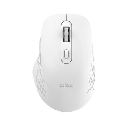 Nilox NXMODWI02 RATON DUAL WIRELESS 1600 DPI BLANCO, Óptico, Bluetooth + USB Type-A, 1600 DPI, Blanco