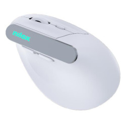 Nilox NXMOEVR01W NXMOEVR01W, mano derecha, Diseño vertical, Óptico, RF Wireless + Bluetooth, 1600 DPI, Blanco 2