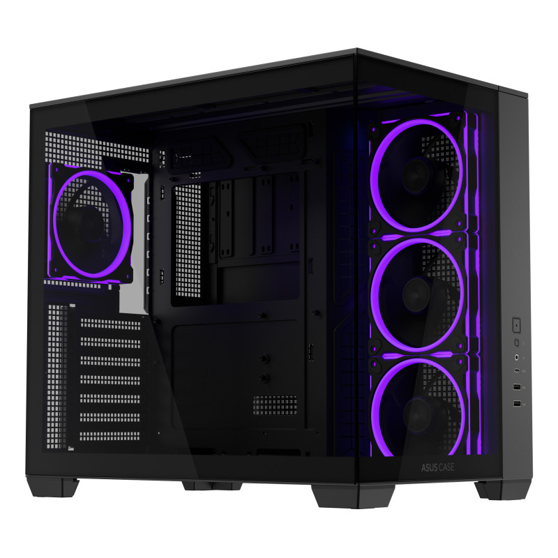 ASUS 90DC00S0-B19000 A32 PLUS, Midi Tower, PC, Negro, ATX, micro ATX, Mini-ITX, Metal, Juego