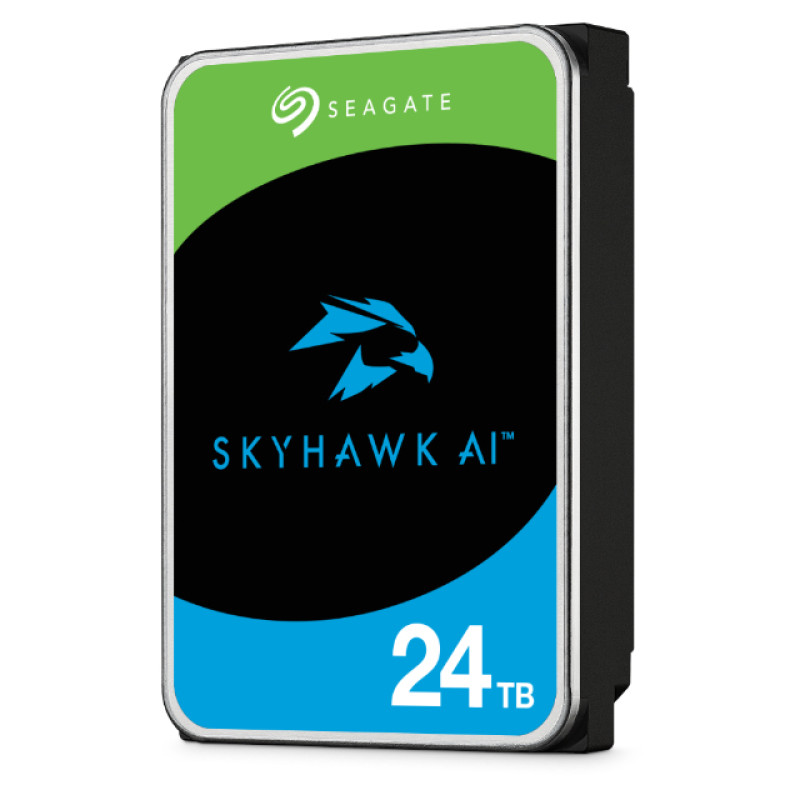 Seagate ST24000VE002 SkyHawk AI, 24 TB, 7200 RPM, 512 MB, 3.5", Serial ATA III