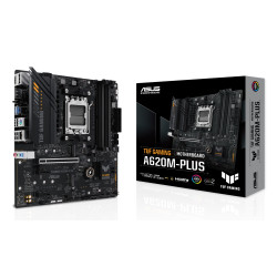 ASUS 90MB1EZ0-M0EAY0 TUF GAMING A620M-PLUS, AMD, Zócalo AM5, AMD Ryzen 7000 Series, Zócalo AM5, DDR5-SDRAM, 128 GB