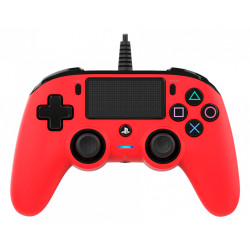 NACON PS4OFCPADRED PS4OFCPADRED, Gamepad, PC, PlayStation 4, Botón Opciones, Botón Compartir, Analógico/Digital, Alámbrico,
