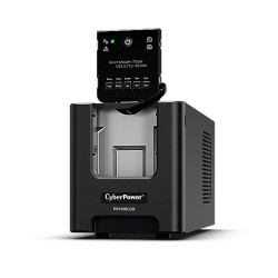 CyberPower PR750ELCD PR750ELCD, Línea interactiva, 0,75 kVA, 675 W, Onda sinusoidal pura, 150 V, 301 V 2