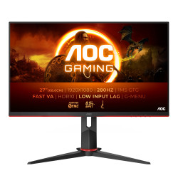 AOC 27G2ZN3/BK G2 27G2ZN3/BK, 68,6 cm (27"), 1920 x 1080 Pixeles, Full HD, LCD, 1 ms, Negro, Rojo