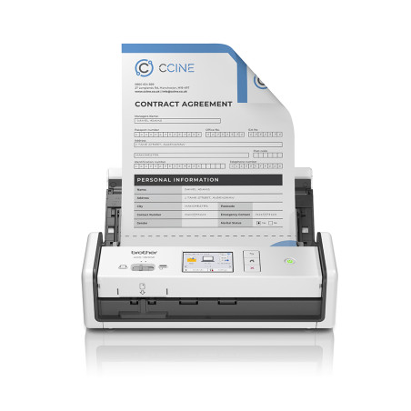 Brother ADS1800WUN1 ADS-1800W, 215,9 x 355,6 mm, 1200 x 1200 DPI, 20 ppm, Escáner con alimentador automático de documentos