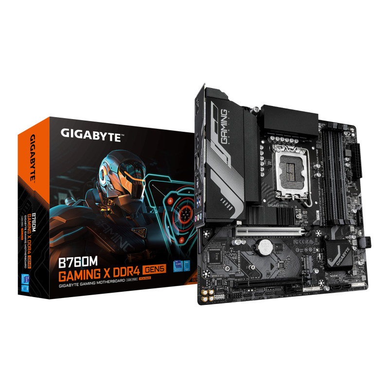 GIGABYTE B760M G X DDR4 GEN5 B760M GAMING X DDR4 GEN5 Placa Base – Compatible con procesadores Intel Core 14ª generación,