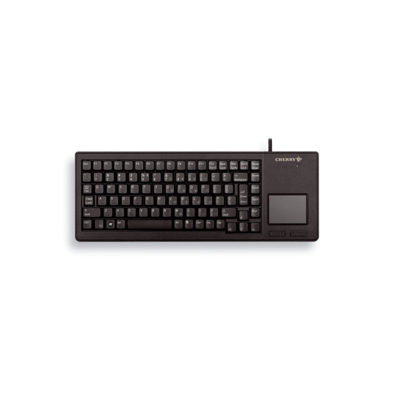 CHERRY G84-5500LUMEU-2 XS Touchpad, Completo (100%), Alámbrico, USB, QWERTY, Negro
