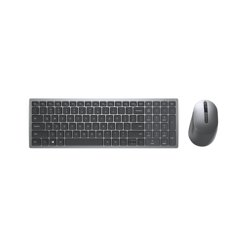 DELL KM7120W-GY-INT Teclado compacto y ratón Pro Plus - KM7120W - EEUU Internacional (QWERTY), Completo (100%), Inalámbrico,