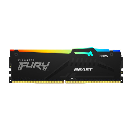 Kingston Technology KF556C40BBA-32 FURY Beast 32 GB 5600 MT/s DDR5 CL40 DIMM RGB, 32 GB, 1 x 32 GB, DDR5, 288-pin DIMM