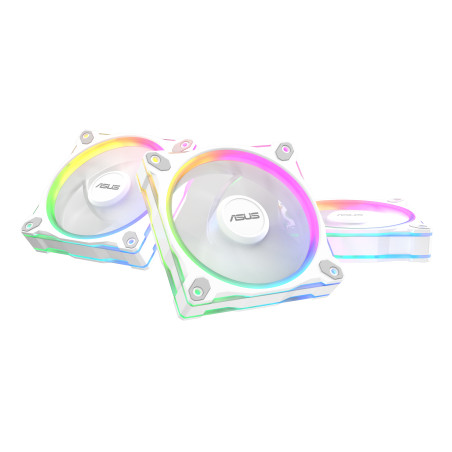 ASUS 90DA00I3-B09020 Prime MR120 Fan ARGB White 3in1, Ventilador, 12 cm, Blanco