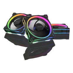ASUS 90DA00I0-B09020 Prime MR120 Fan ARGB Black 3in1, Ventilador, 12 cm, Negro