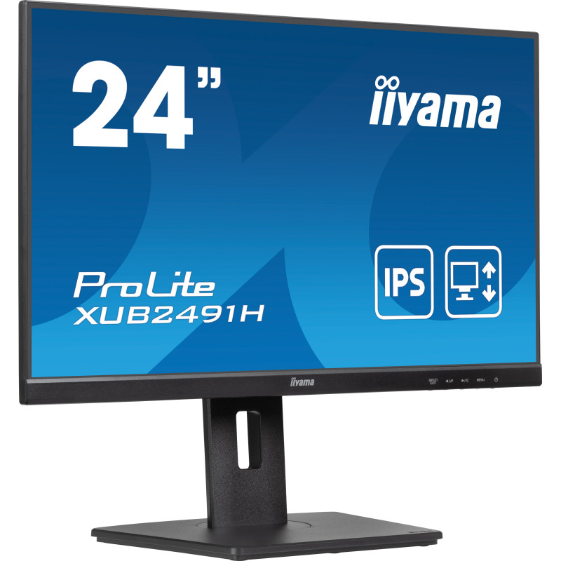 iiyama XUB2491H-B1 ProLite XUB2491H-B1, 60,5 cm (23.8"), 1920 x 1080 Pixeles, Full HD, LED, 0,5 ms, Negro