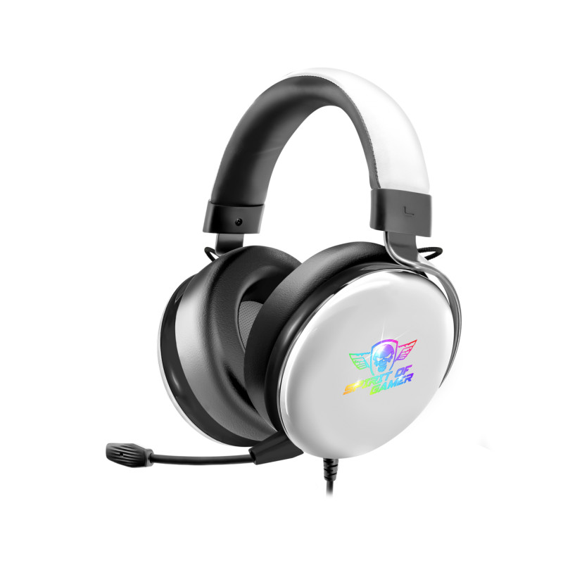 Spirit of Gamer MIC-XH700WT XPERT H700, Alámbrico, Juego, 20 - 20000 Hz, 300 g, Auriculares, Blanco