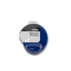 Nilox NXMPE02 Alfombrilla ergonómica de color azul de, Azul, Monocromo, Descansa muñecas 2