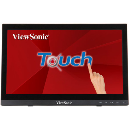 Viewsonic TD1630-3 TD1630-3, 39,6 cm (15.6"), 1366 x 768 Pixeles, HD, LCD, 12 ms, Negro