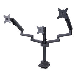 StarTech.com 3MP2AG-MONITOR-ARM Soporte de Escritorio para 3 Monitores VESA 75x75/100x100 de 27 Pulgadas - Grommet o Abrazadera