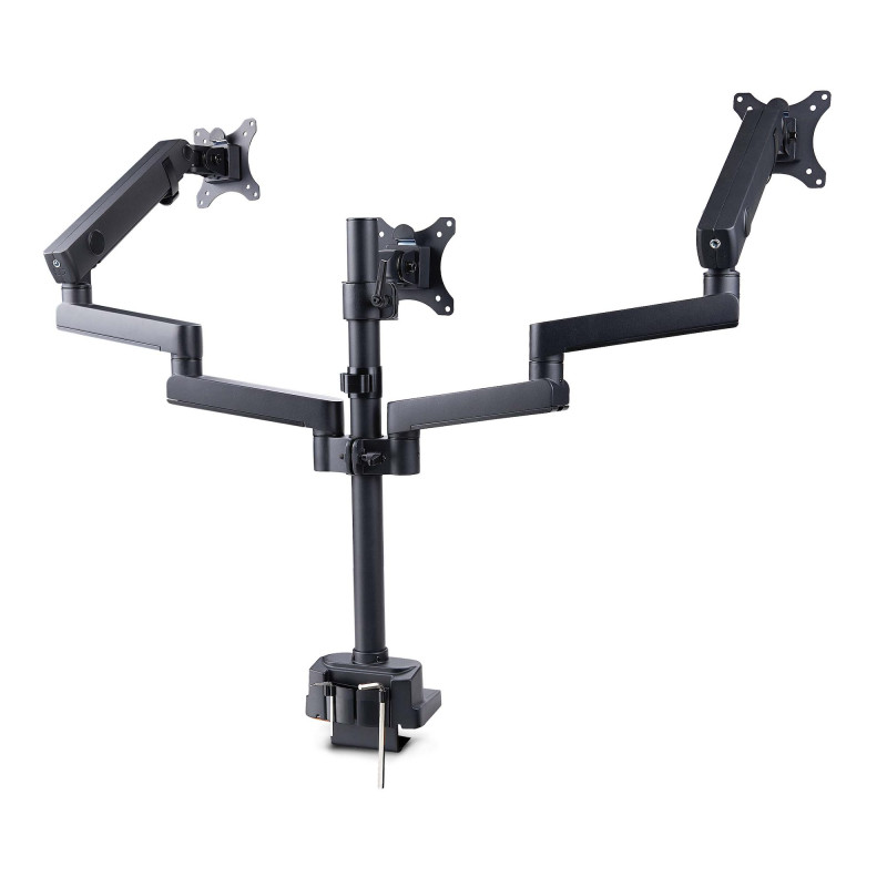 StarTech.com 3MP2AG-MONITOR-ARM Soporte de Escritorio para 3 Monitores VESA 75x75/100x100 de 27 Pulgadas - Grommet o Abrazadera