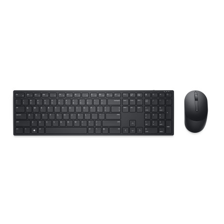 DELL KM5221WBKB-GER Teclado y ratón Pro - KM5221W - alemán (QWERTZ) - negro, Completo (100%), Inalámbrico, RF inalámbrico,
