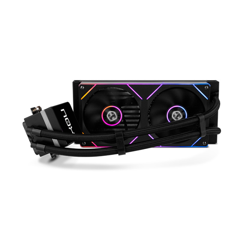 NOX NXHUMMERM240LCDBK Hummer M-240 LCD|Kit RL Magnético ARGB Negro, Sistema de refrigeración líquida todo en uno, 12 cm,