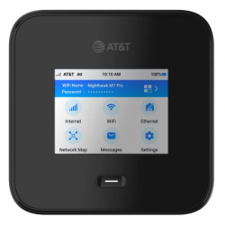 NETGEAR MR7450-100EUS Nighthaw M7 Pro, Router de red móvil, Negro, Portátil, LCD, 7,11 cm (2.8"), Gigabit Ethernet