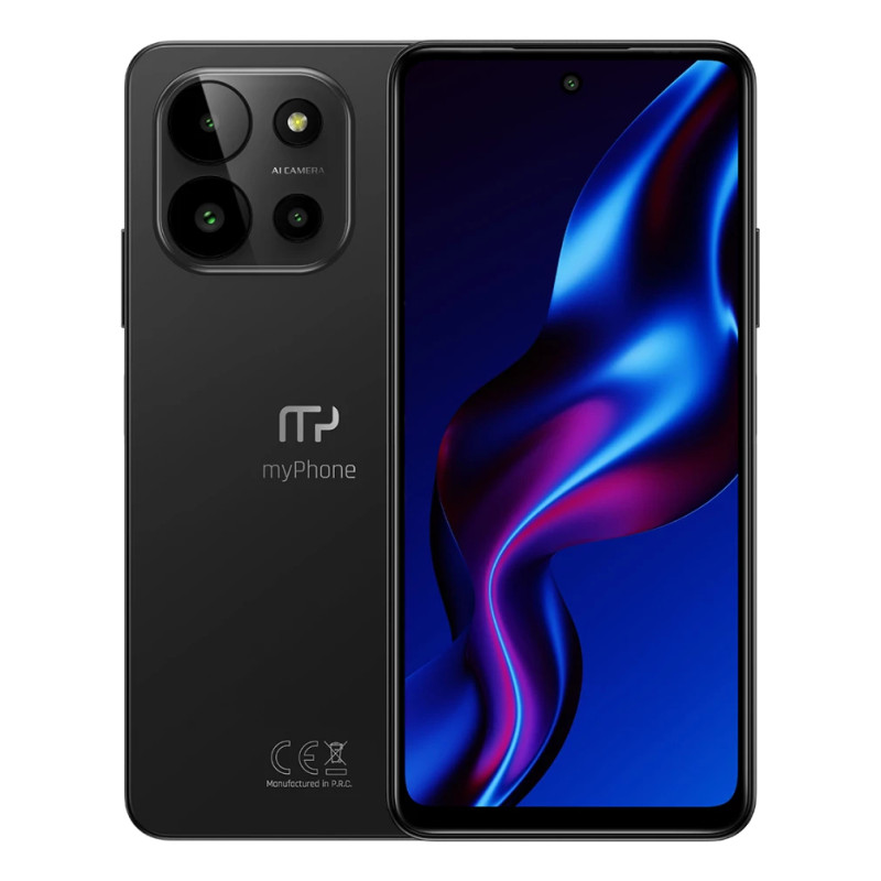 myPhone N23 5G N23 5G, 16,7 cm (6.56"), 6 GB, 128 GB, 50 MP, Android 13, Negro