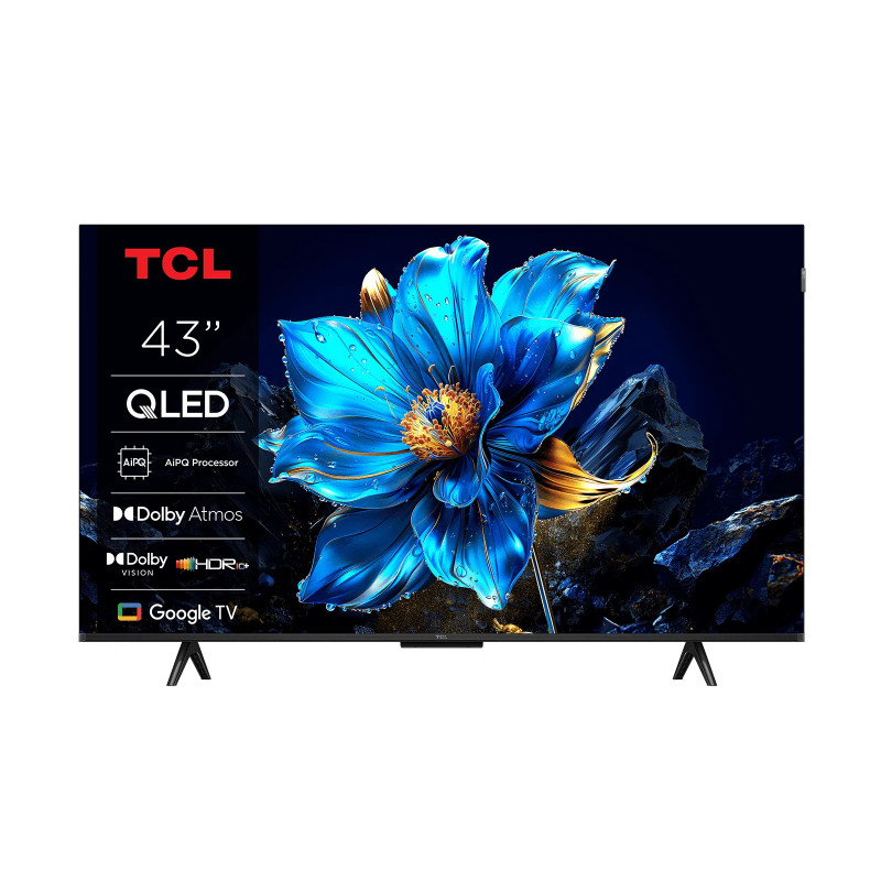 TCL 43T69C T69C 43T69C, 109,2 cm (43"), 3840 x 2160 Pixeles, LCD, Smart TV, Wifi, Negro