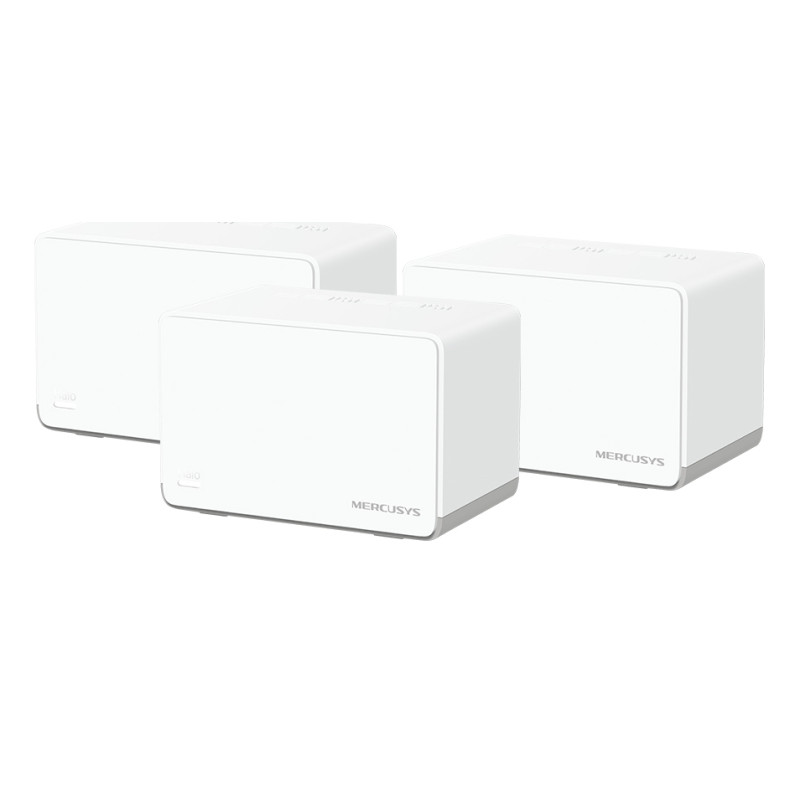 Mercusys HALO H70X(3-PACK) Halo H70X (3-pack), Blanco, Interno, Sistema de malla, 550 m², Doble banda (2,4 GHz / 5 GHz), Wi-Fi