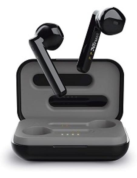 auriculares intrauditivo primo con microfono y estuche de carga bluetooth negro