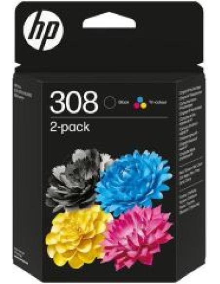tinta 308 negro + 308 tricolor 160 paginas aproximadamente