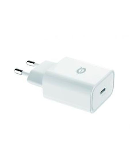 cargador de pared a usb-c 20w blanco