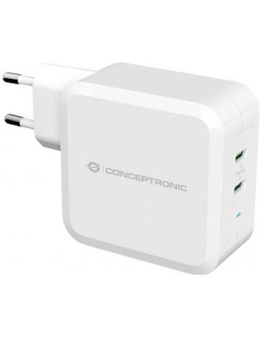 cargador de pared a usb-c 100w con 2 puertos
