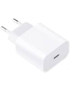 cargador de carga rapida usb-c 20w blanco