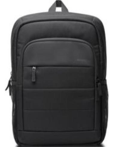 mochila eq sostenible para portatil hasta 16" 42% de poliester reciclado y acabado resistente y ligero compartimento acolchado p