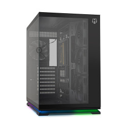 NOX NXHUMMERGALAXYBK Hummer GALAXY| Semitorre ATX compacta tira ARGB Ne, Midi Tower, PC, Negro, ATX, ITX, micro ATX, Vidrio