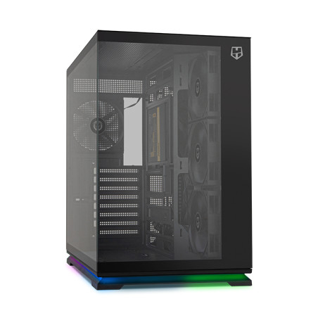 NOX NXHUMMERGALAXYBK Hummer GALAXY| Semitorre ATX compacta tira ARGB Ne, Midi Tower, PC, Negro, ATX, ITX, micro ATX, Vidrio