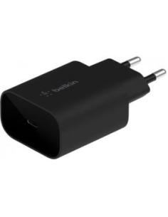 cargador de pared a usb-c pd 3.0pps de 25w negro
