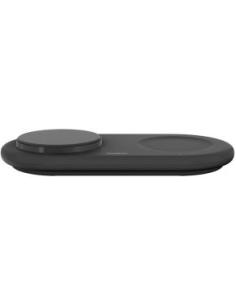 cargador inalambrico qi2 boost charge 15w 2 en 1 para dispositivos apple negro