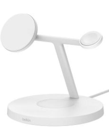 cargador inalambrico qi2 15w 3 en 1 para apple watch se apple watch series 1,2,,4,5,6,7,8,9, 10 iphone 17, iphone air, iphone 17