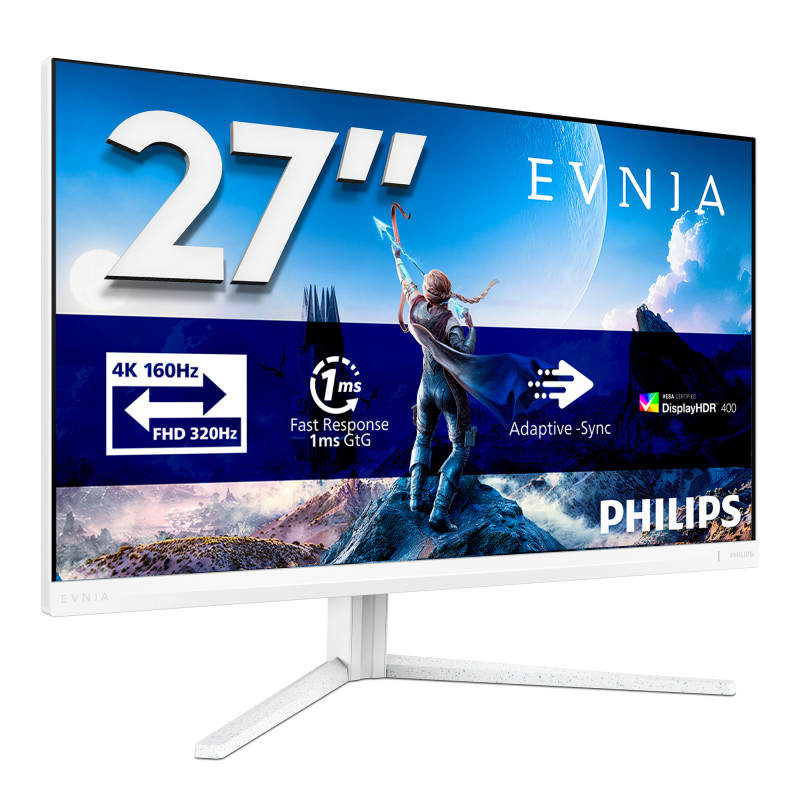 Philips 27M2N5901A/00 Evnia 5000, 68,6 cm (27"), 3840 x 2160 Pixeles, 4K Ultra HD, LCD, 1 ms, Blanco
