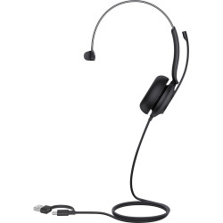 Yealink 1308165 UH35 Mono Teams USB-C/A, Alámbrico, 20 - 20000 Hz, Llamadas/Música, 96,5 g, Auriculares, Negro