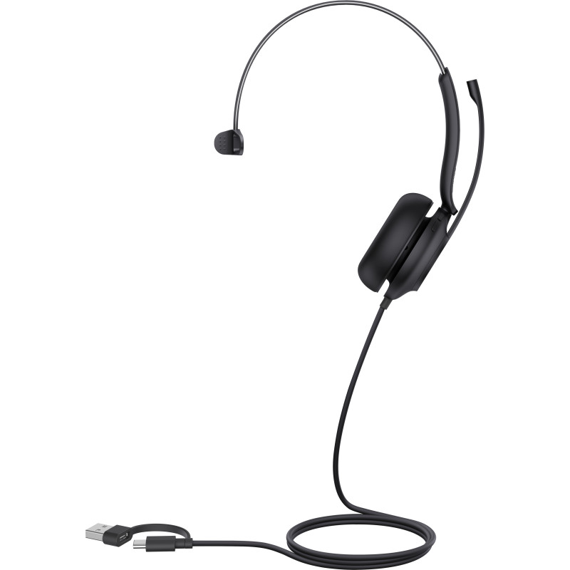 Yealink 1308165 UH35 Mono Teams USB-C/A, Alámbrico, 20 - 20000 Hz, Llamadas/Música, 96,5 g, Auriculares, Negro