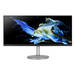 Acer UM.CB2EE.016 CB342CU, 86,4 cm (34"), 3440 x 1440 Pixeles, UltraWide Quad HD, LCD, 1 ms, Negro, Plata