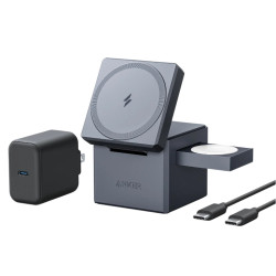 Anker Innovations Y1811G11 Y1811G11, Interior, Corriente alterna, USB, Cargador inalámbrico, 1,5 m, Negro