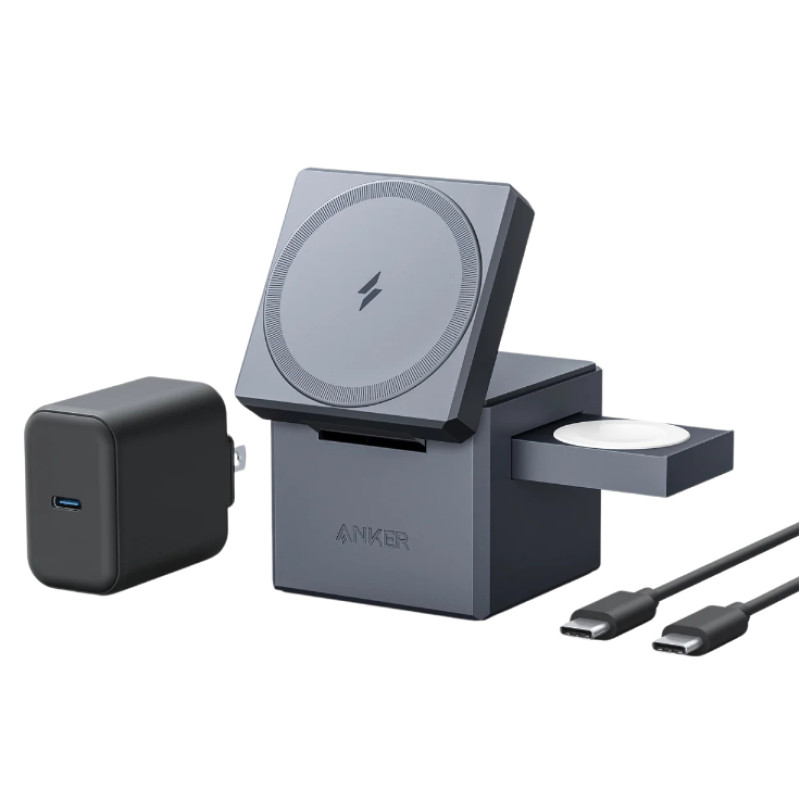 Anker Innovations Y1811G11 Y1811G11, Interior, Corriente alterna, USB, Cargador inalámbrico, 1,5 m, Negro