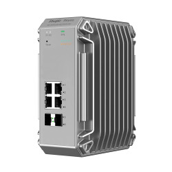 Ruijie Networks RG-NIS3100-4GT2SFP-HP RG-NIS3100-4GT2SFP-HP, Gestionado, L2, Gigabit Ethernet (10/100/1000), Energía sobre