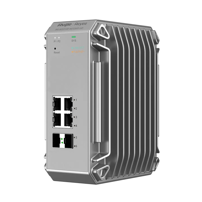 Ruijie Networks RG-NIS3100-4GT2SFP-HP RG-NIS3100-4GT2SFP-HP, Gestionado, L2, Gigabit Ethernet (10/100/1000), Energía sobre