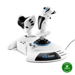Thrustmaster 4460295 T.Flight Hotas One Microsoft Flight Simulator Edition, Joystick/Palanca de control lateral + cuadrante de