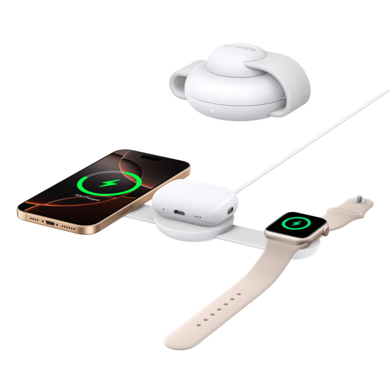 Anker B25M8H21 B25M8H21, Interior, Cargador inalámbrico, Blanco