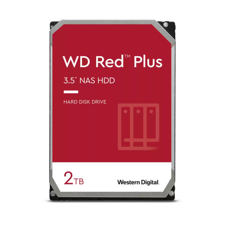 Western Digital WD20EFPX Red Plus , 2 TB, 5400 RPM, 64 MB, 3.5", SATA